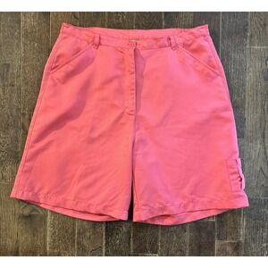 Allyson W Whitmore Shorts Golf Pink Women's Size 14 Light Breathable Mom Shorts
